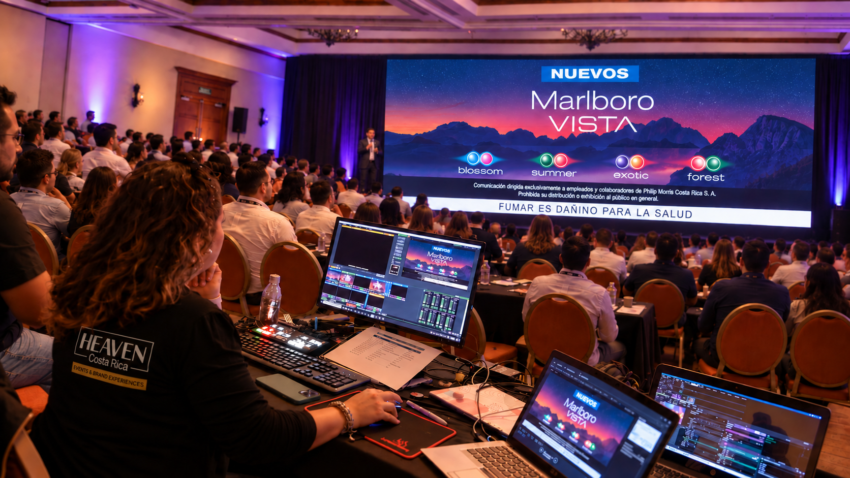Evento corporativo Marlboro Vista