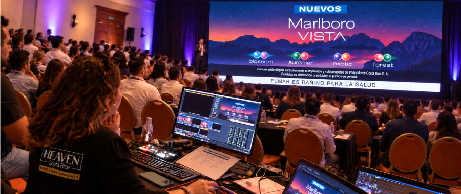 Evento corporativo Marlboro Vista